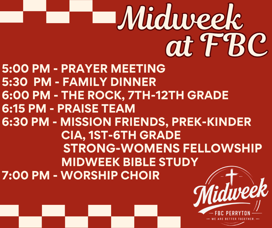 Midweek Activities and Family Dinner