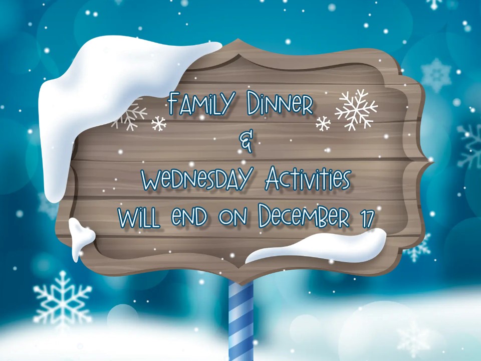 Wednesday Activities and Family Dinner