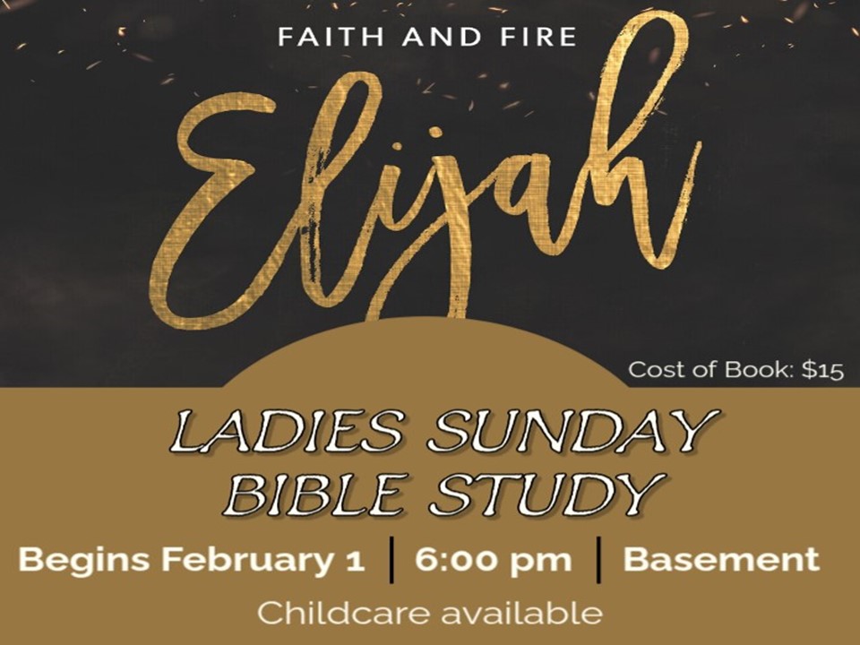 Ladies Sunday Evening Bible Study
