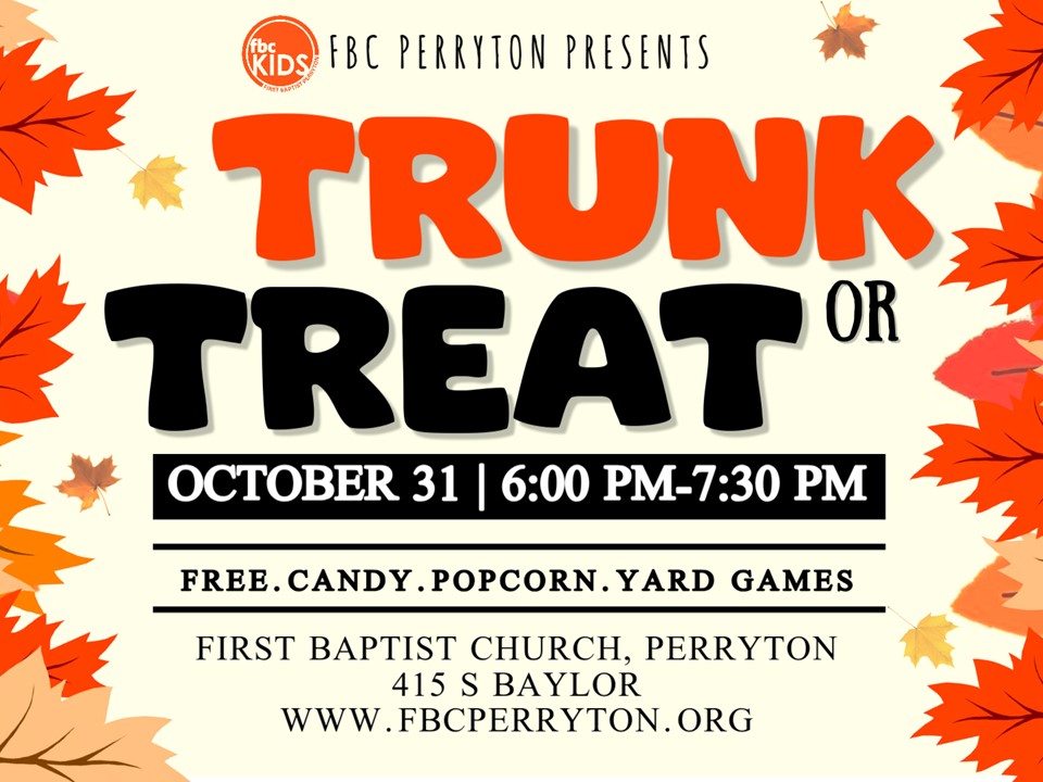 Trunk or Treat