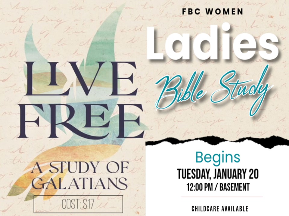Ladies Tuesday Noon Bible Study