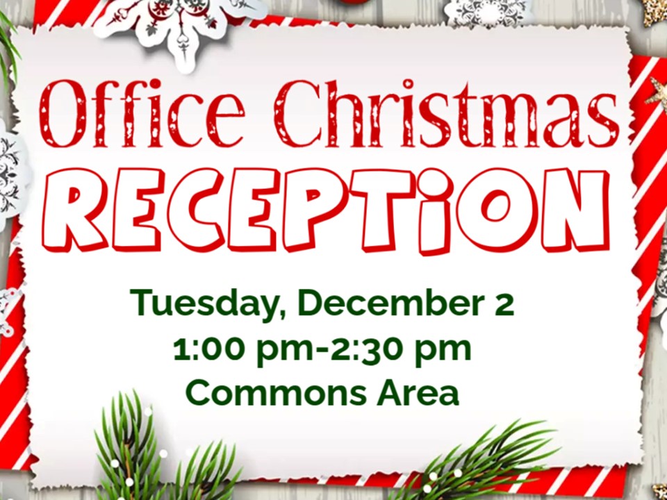 Office Christmas Reception