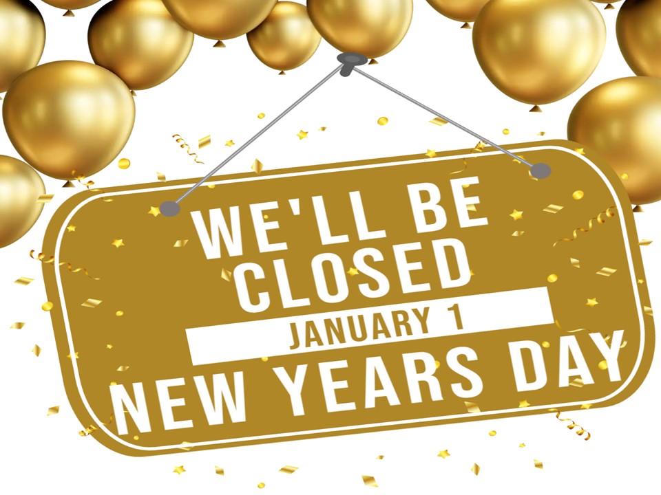 Office Closed for New Years