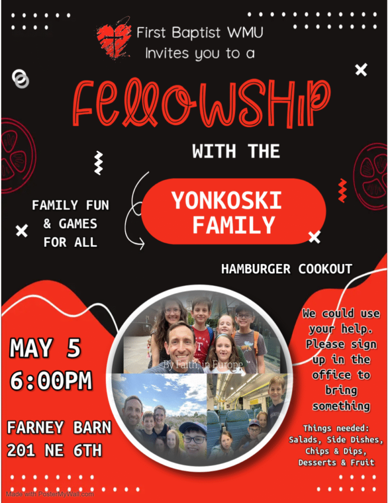 Fellowship with the Yonkoski Family