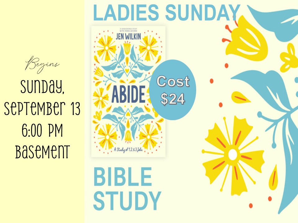 Ladies Sunday Evening Bible Study
